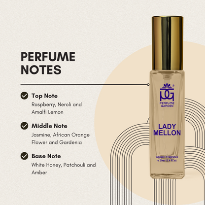 PG Lady Mellon Premium Perfume for Women - 20ml